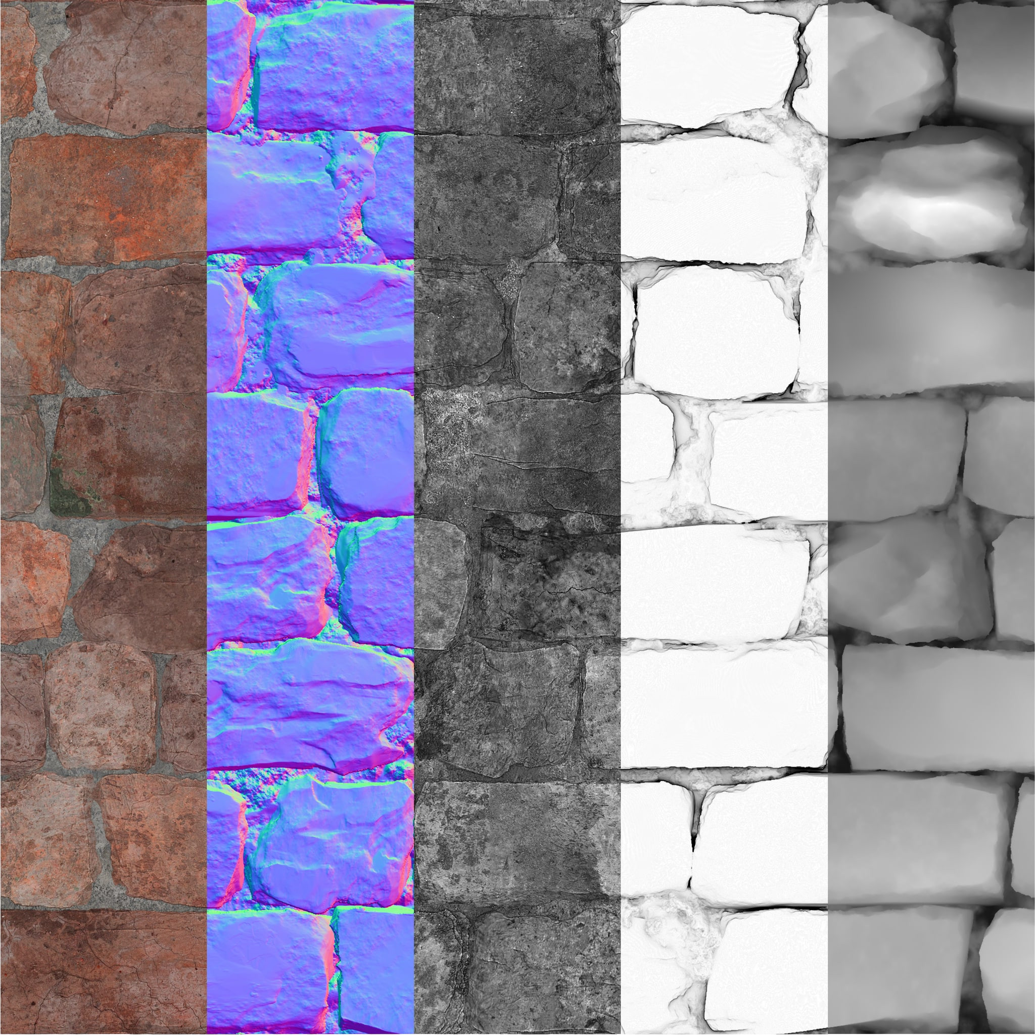 brick texture zbrush